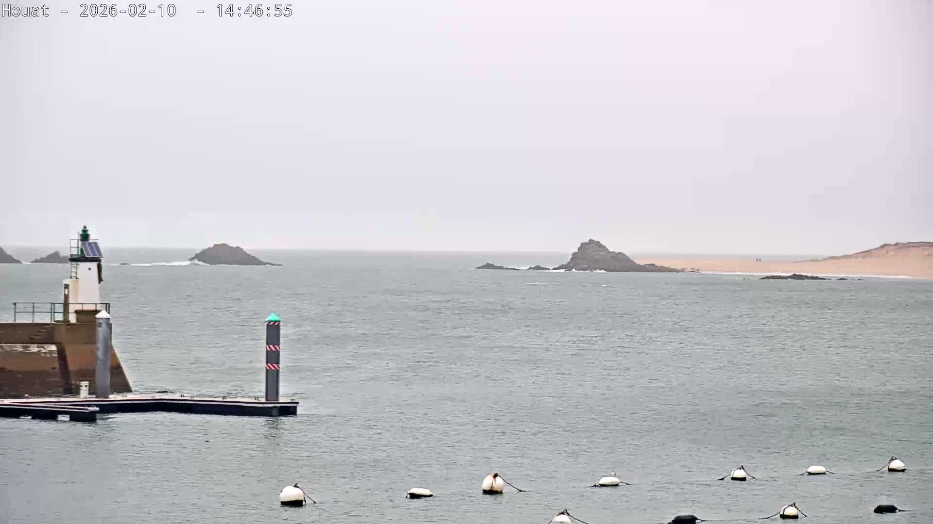 Houat Island Coast Live Cam - Ile-d'Houat, Morbihan, Bretagne, France