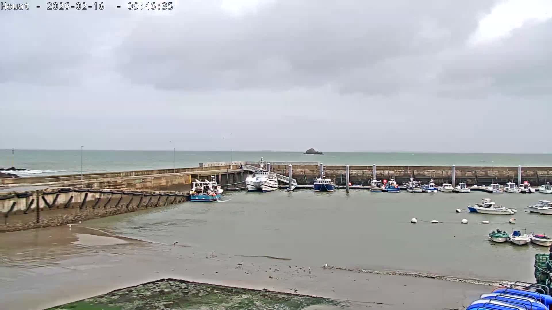 Houat Island Coast Live Cam - Ile-d'Houat, Morbihan, Bretagne, France