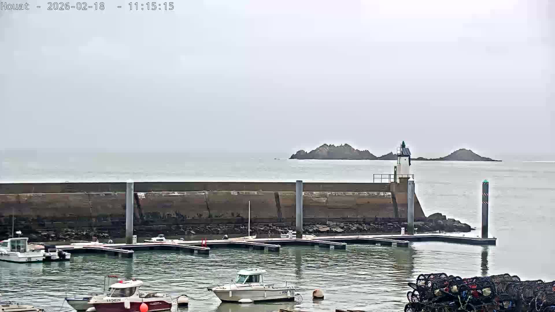 Houat Island Coast Live Cam - Ile-d'Houat, Morbihan, Bretagne, France