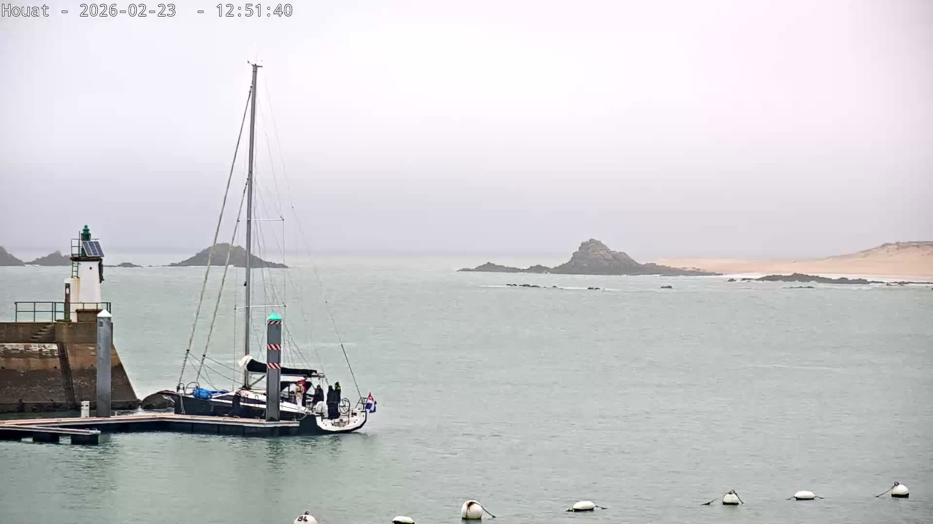 Houat Island Coast Live Cam - Ile-d'Houat, Morbihan, Bretagne, France