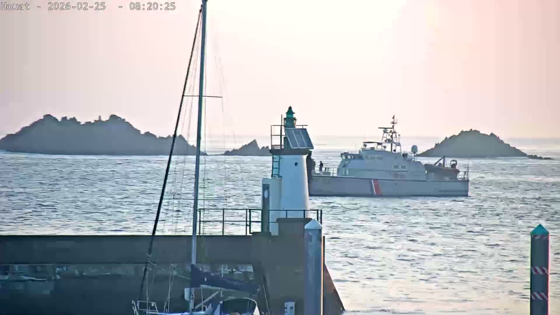 Houat Island Coast Live Cam - Ile-d'Houat, Morbihan, Bretagne, France