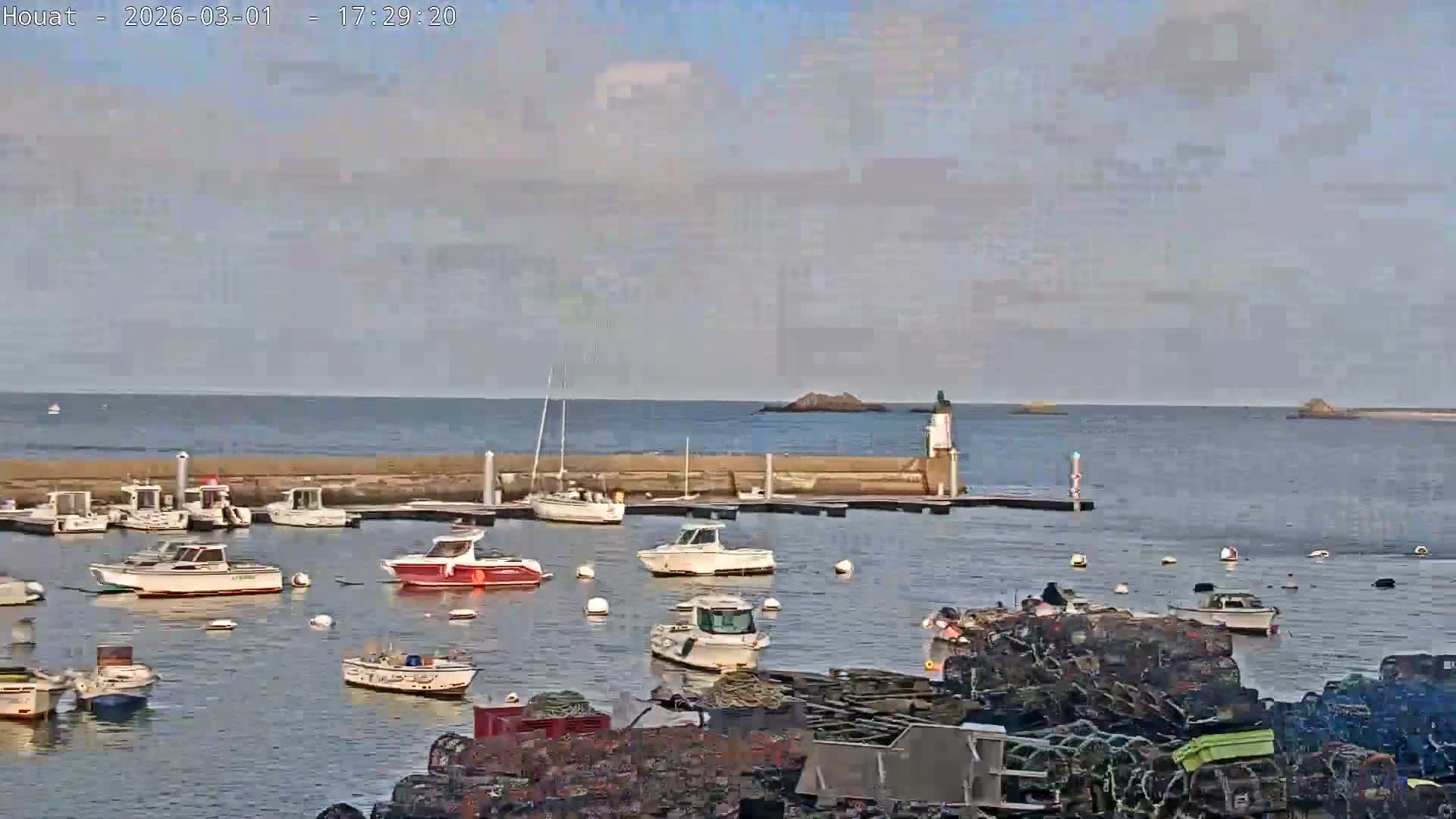 Houat Island Coast Live Cam - Ile-d'Houat, Morbihan, Bretagne, France