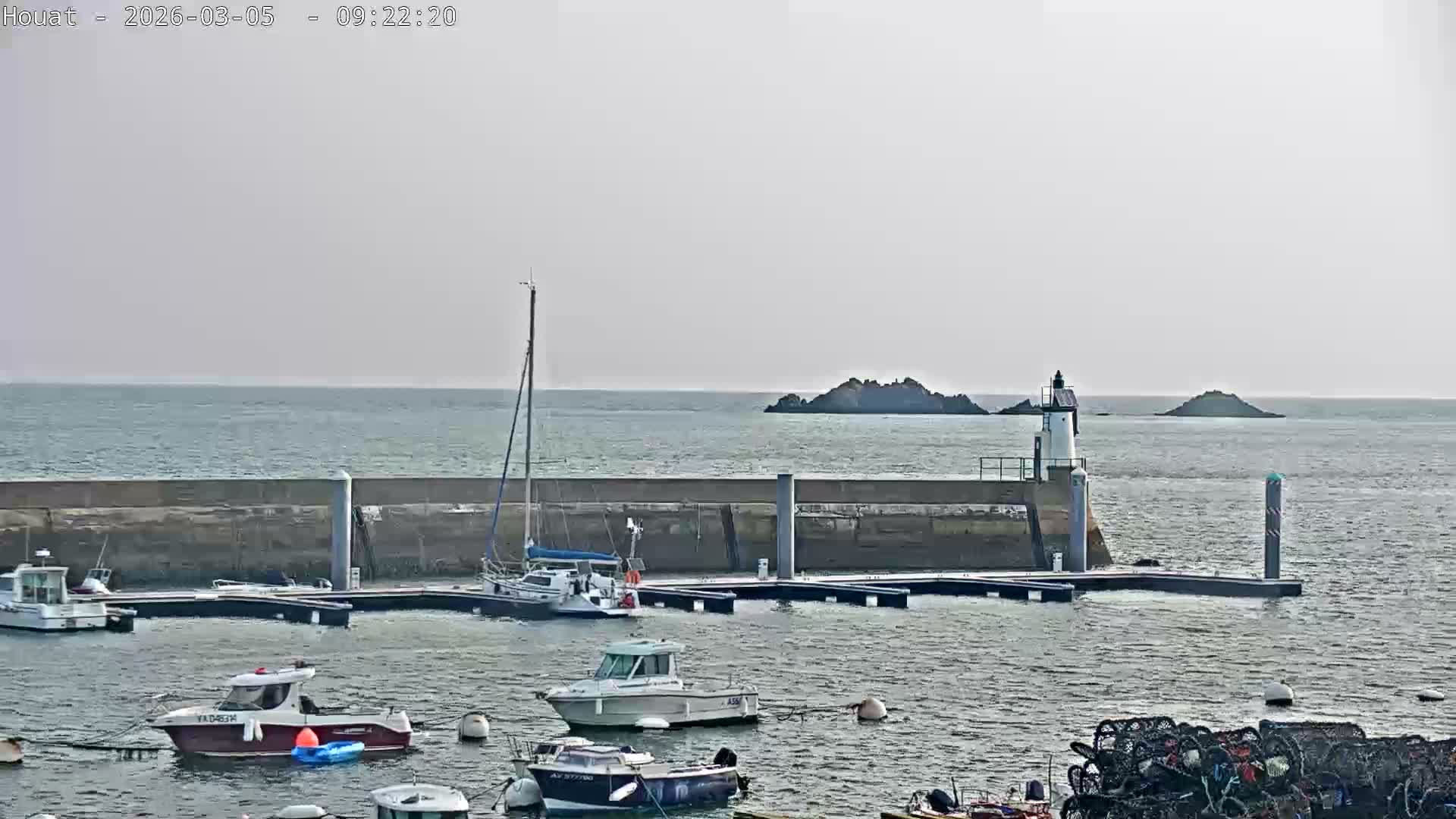 Houat Island Coast Live Cam - Ile-d'Houat, Morbihan, Bretagne, France
