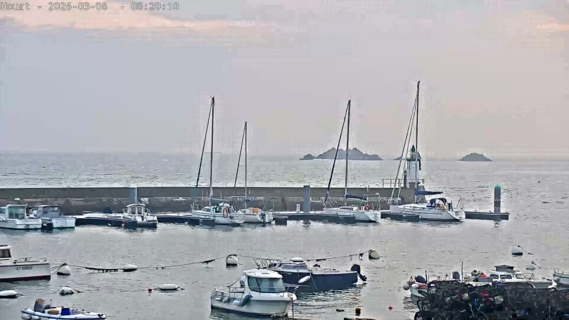 Houat Island Coast Live Cam - Ile-d'Houat, Morbihan, Bretagne, France
