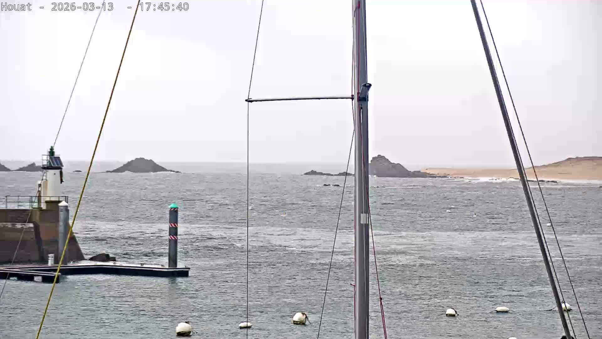 Houat Island Coast Live Cam - Ile-d'Houat, Morbihan, Bretagne, France