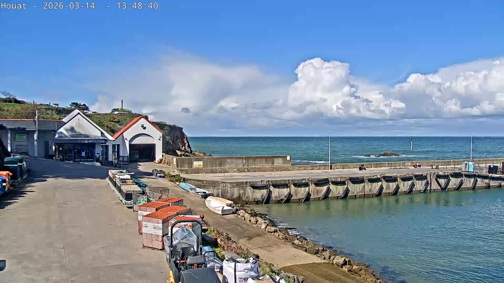 Houat Island Coast Live Cam - Ile-d'Houat, Morbihan, Bretagne, France