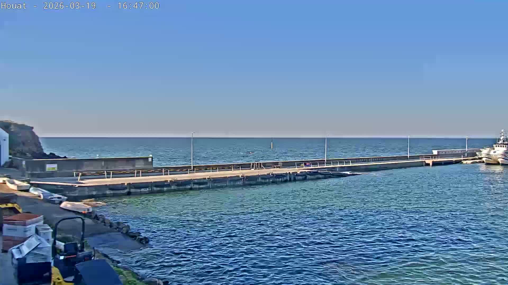 Houat Island Coast Live Cam - Ile-d'Houat, Morbihan, Bretagne, France
