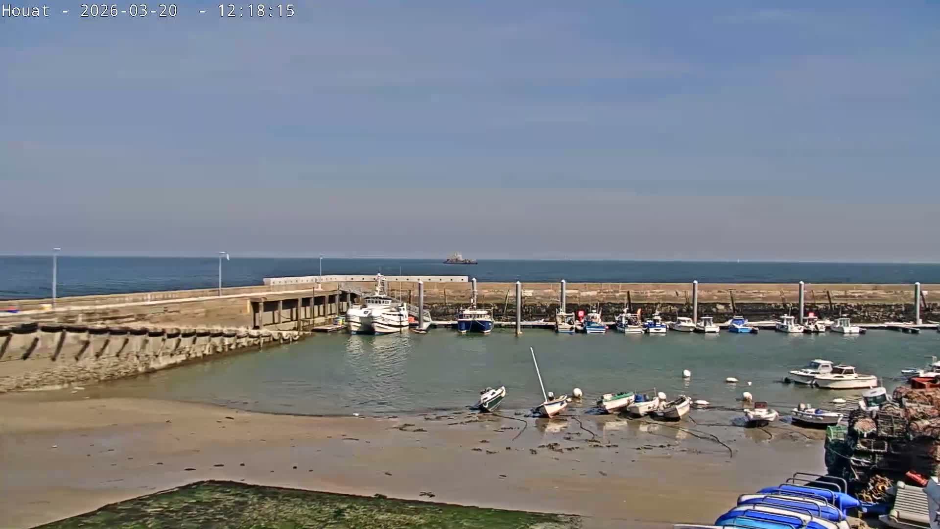 Houat Island Coast Live Cam - Ile-d'Houat, Morbihan, Bretagne, France