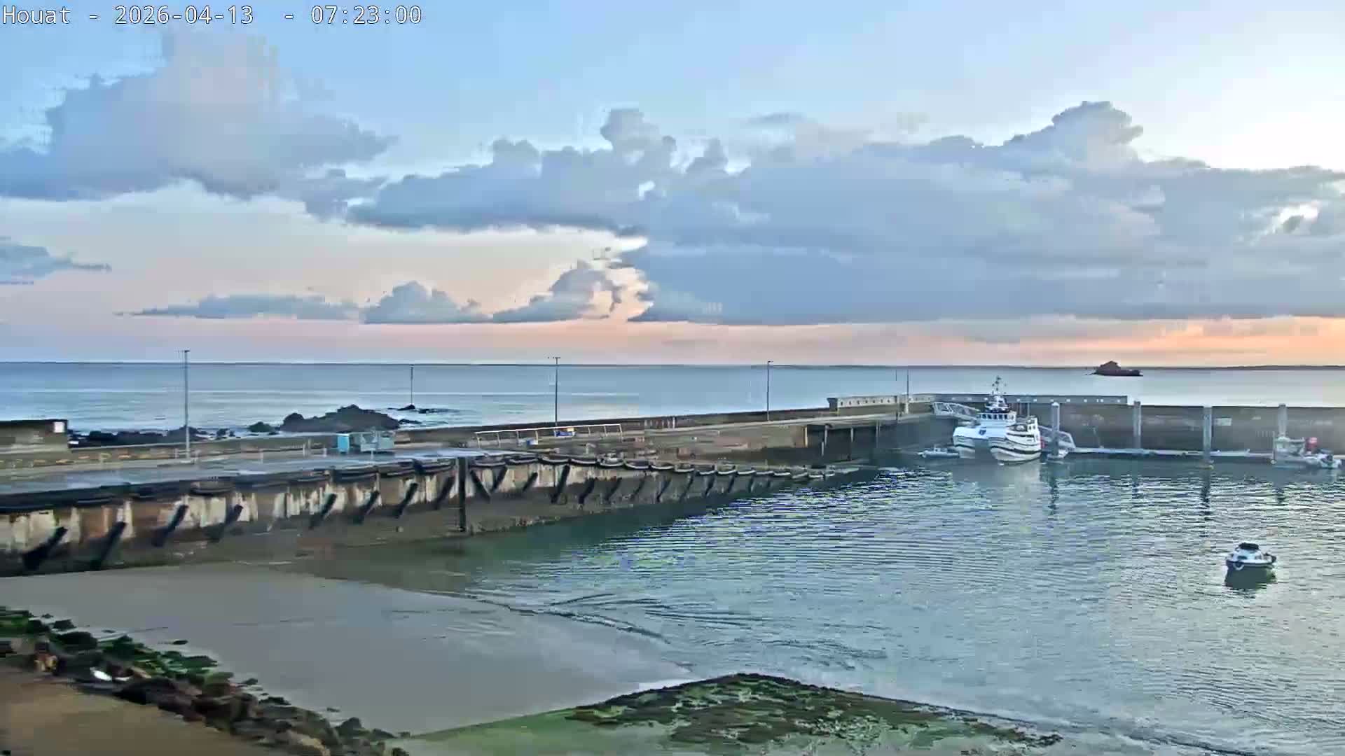 Houat Island Coast Live Cam - Ile-d'Houat, Morbihan, Bretagne, France