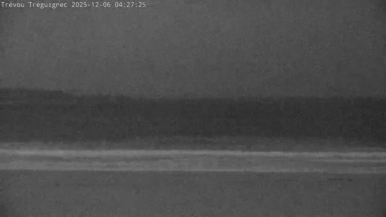 Trévou-Tréguignec, Plage de Trestel Beach Live Cam - Lannion, Côtes-d'Armor, Bretagne, France