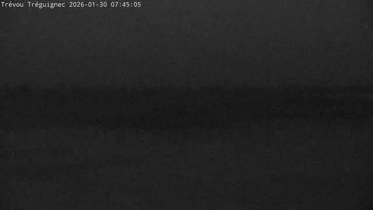 Trévou-Tréguignec, Plage de Trestel Beach Live Cam - Lannion, Côtes-d'Armor, Bretagne, France