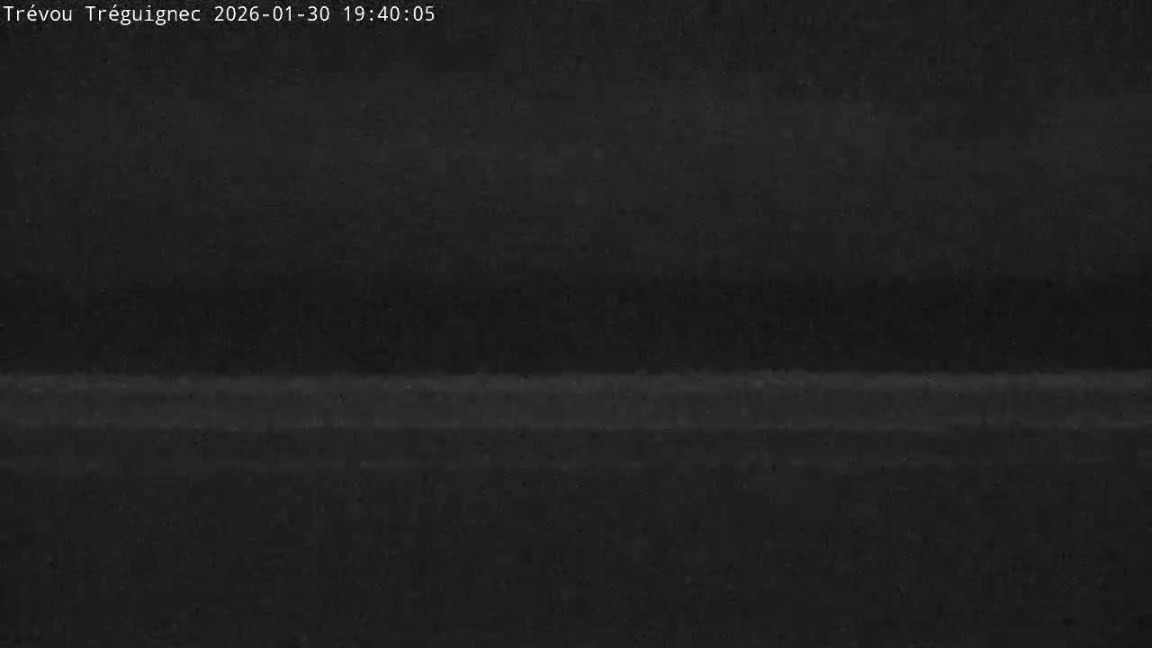 Trévou-Tréguignec, Plage de Trestel Beach Live Cam - Lannion, Côtes-d'Armor, Bretagne, France