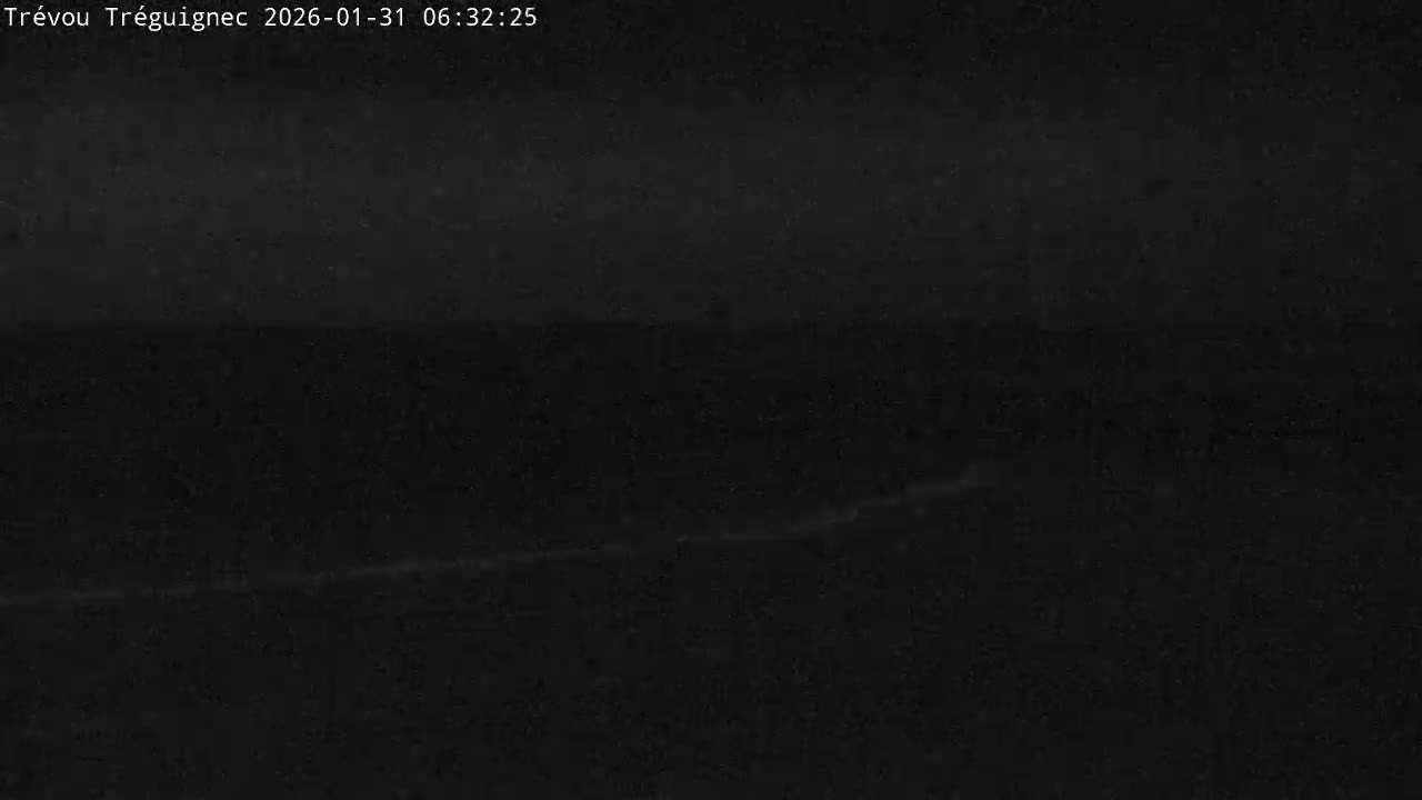 Trévou-Tréguignec, Plage de Trestel Beach Live Cam - Lannion, Côtes-d'Armor, Bretagne, France