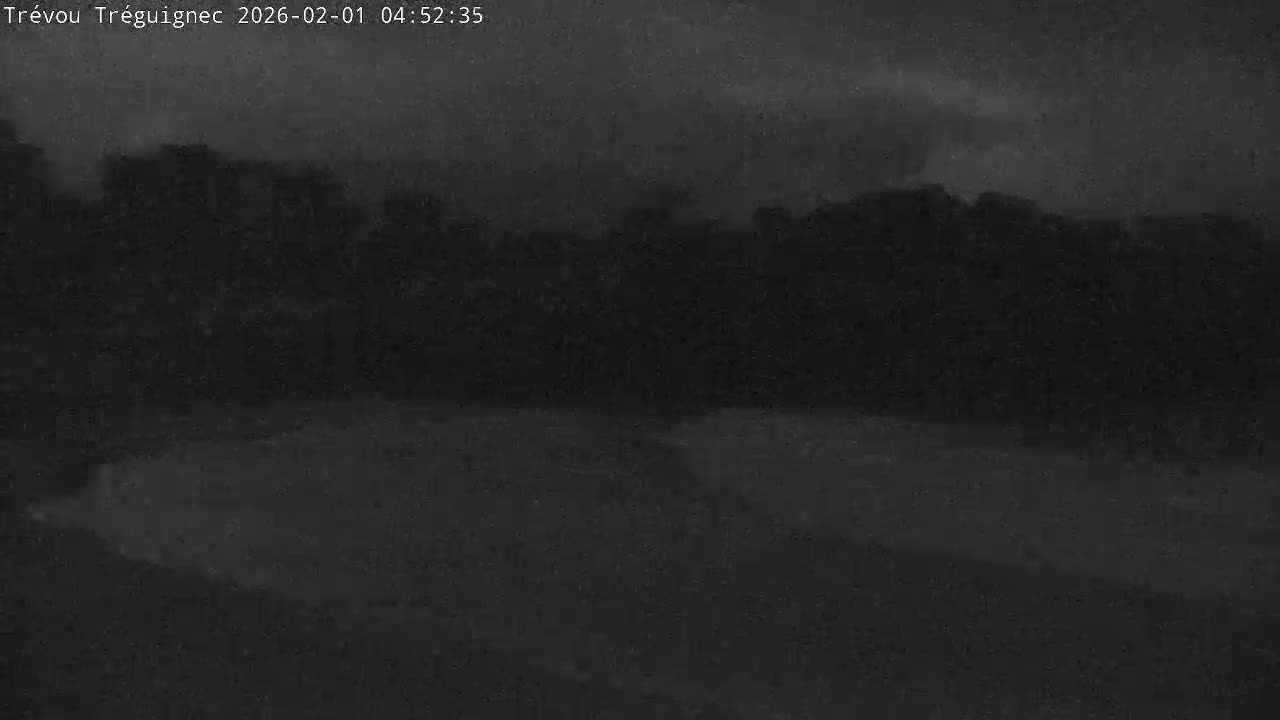 Trévou-Tréguignec, Plage de Trestel Beach Live Cam - Lannion, Côtes-d'Armor, Bretagne, France
