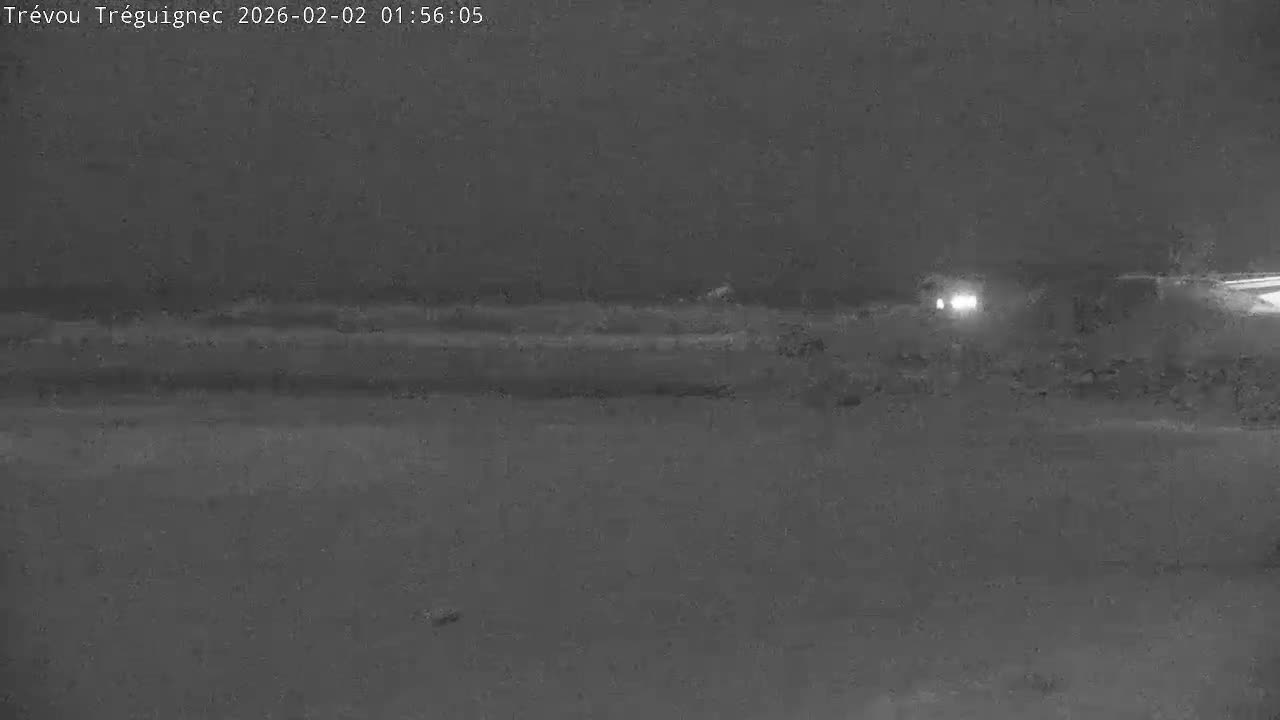 Trévou-Tréguignec, Plage de Trestel Beach Live Cam - Lannion, Côtes-d'Armor, Bretagne, France