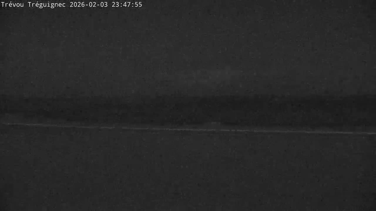 Trévou-Tréguignec, Plage de Trestel Beach Live Cam - Lannion, Côtes-d'Armor, Bretagne, France