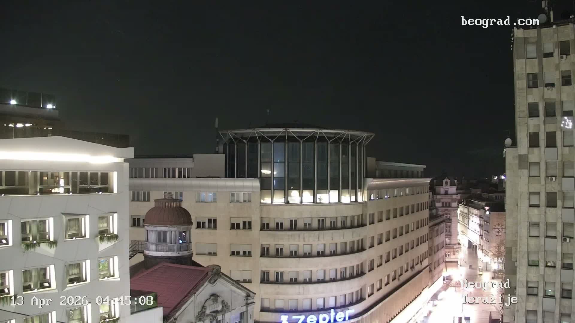 Beograd Old Town ( Стари град Београд, Теразијски трг & Теразије, Стари Град, Београд ) Terazijizsk Trg Square & Terazije Street, Stari Grad, Belgrade Live Cam - Stari Grad, Belgrade, Serbia