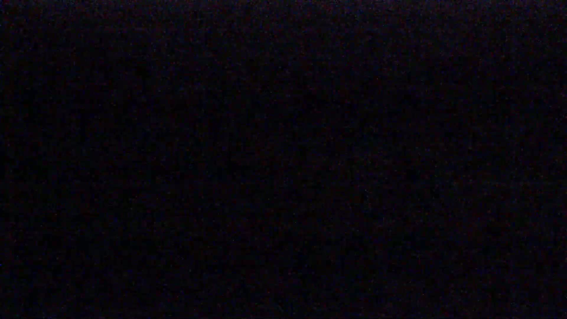 The image is a completely black, grainy screen.