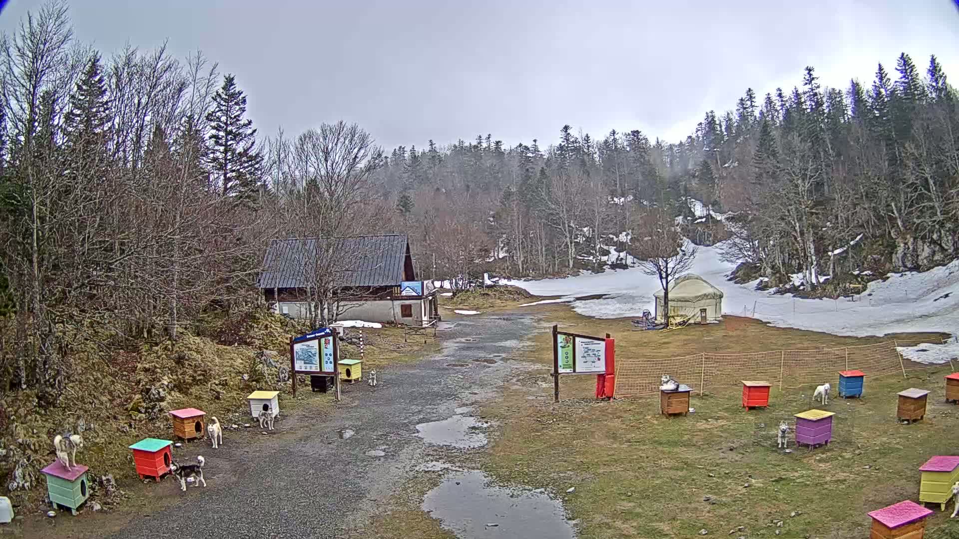 La Pierre-Saint-Martin -Espace Nordique Ski Slope Live Cam - Arette, Pyrenees-Atlantiques, Nouvelle-Aquitaine, France