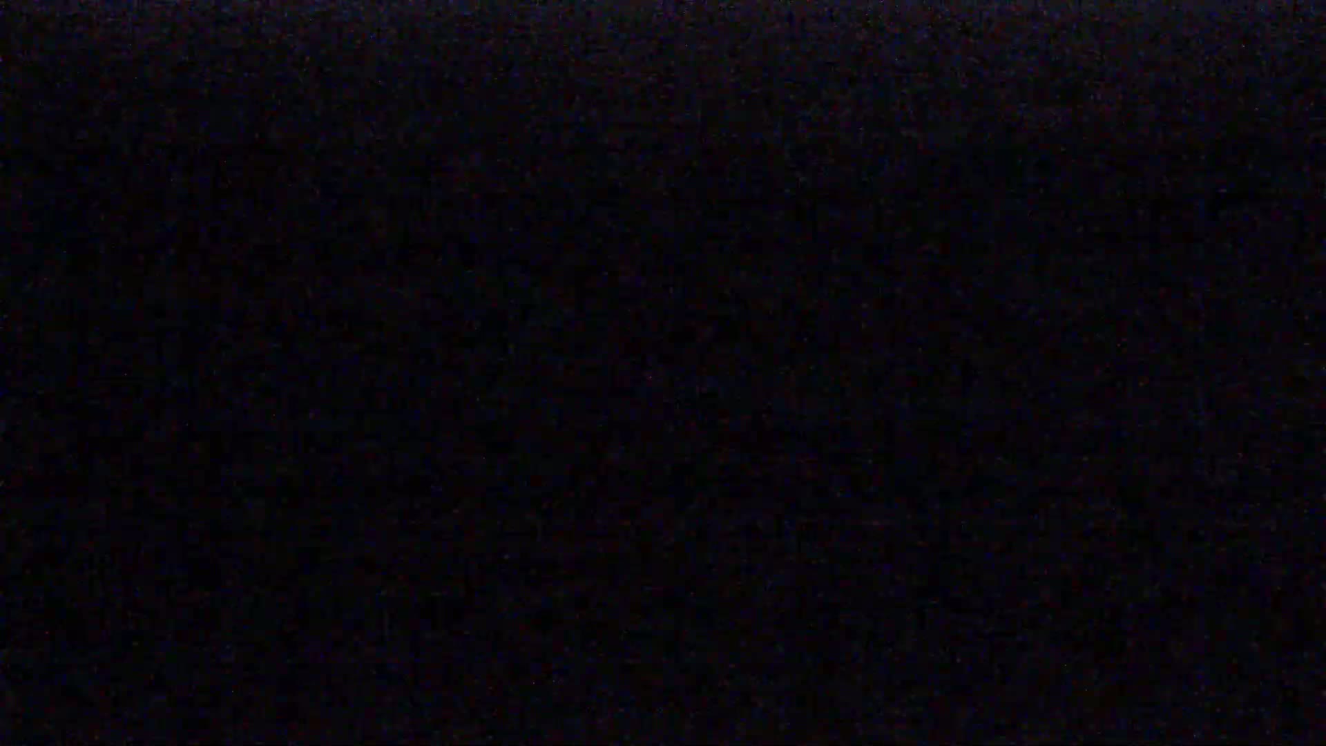 The image shows a completely black, grainy screen.