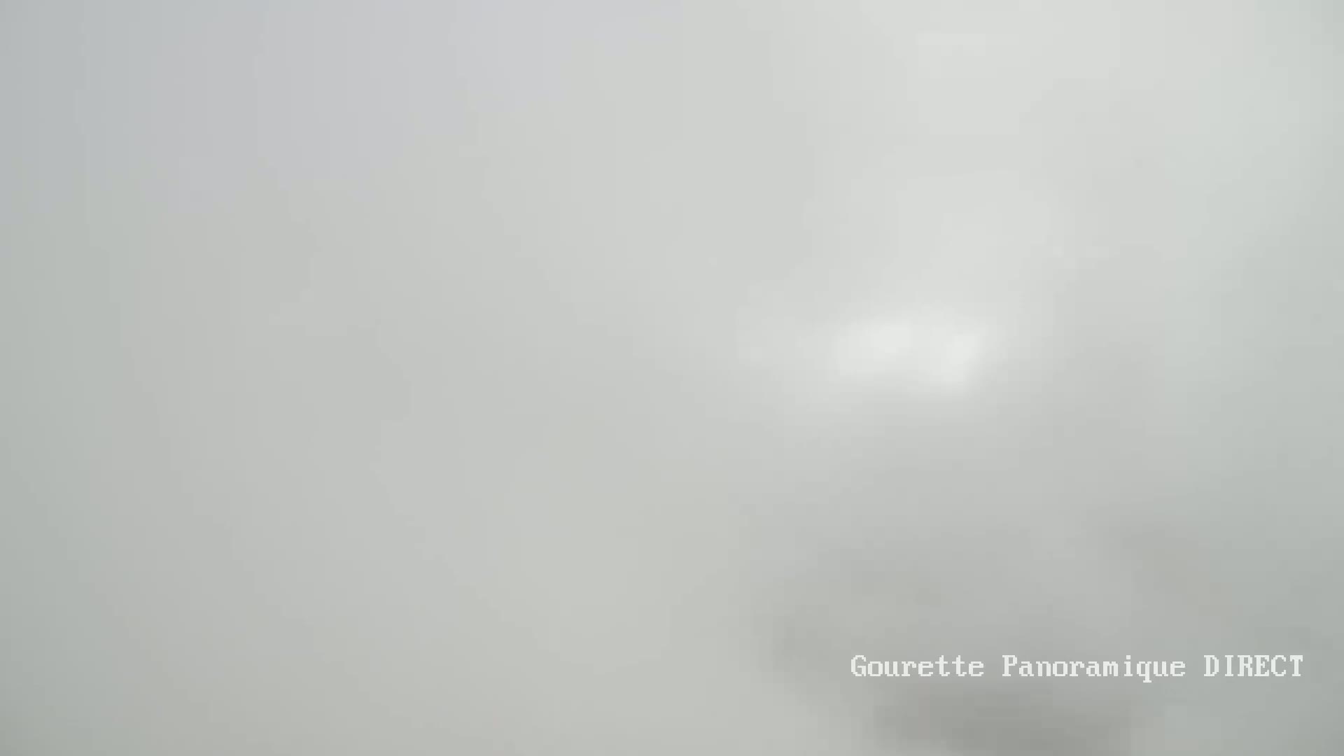 A thick fog obscures the view.