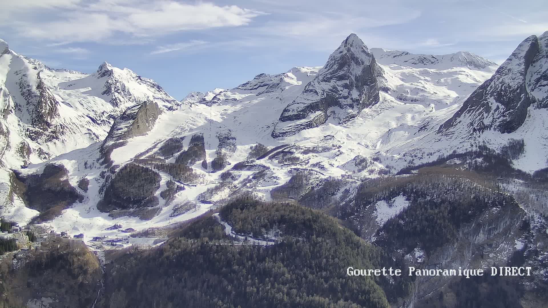 Gourette,  Pyrenees Panaromic Live Cam - Eaux-Bonnes,  Pyrenees-Atlantiques, Nouvelle-Aquitaine, France
