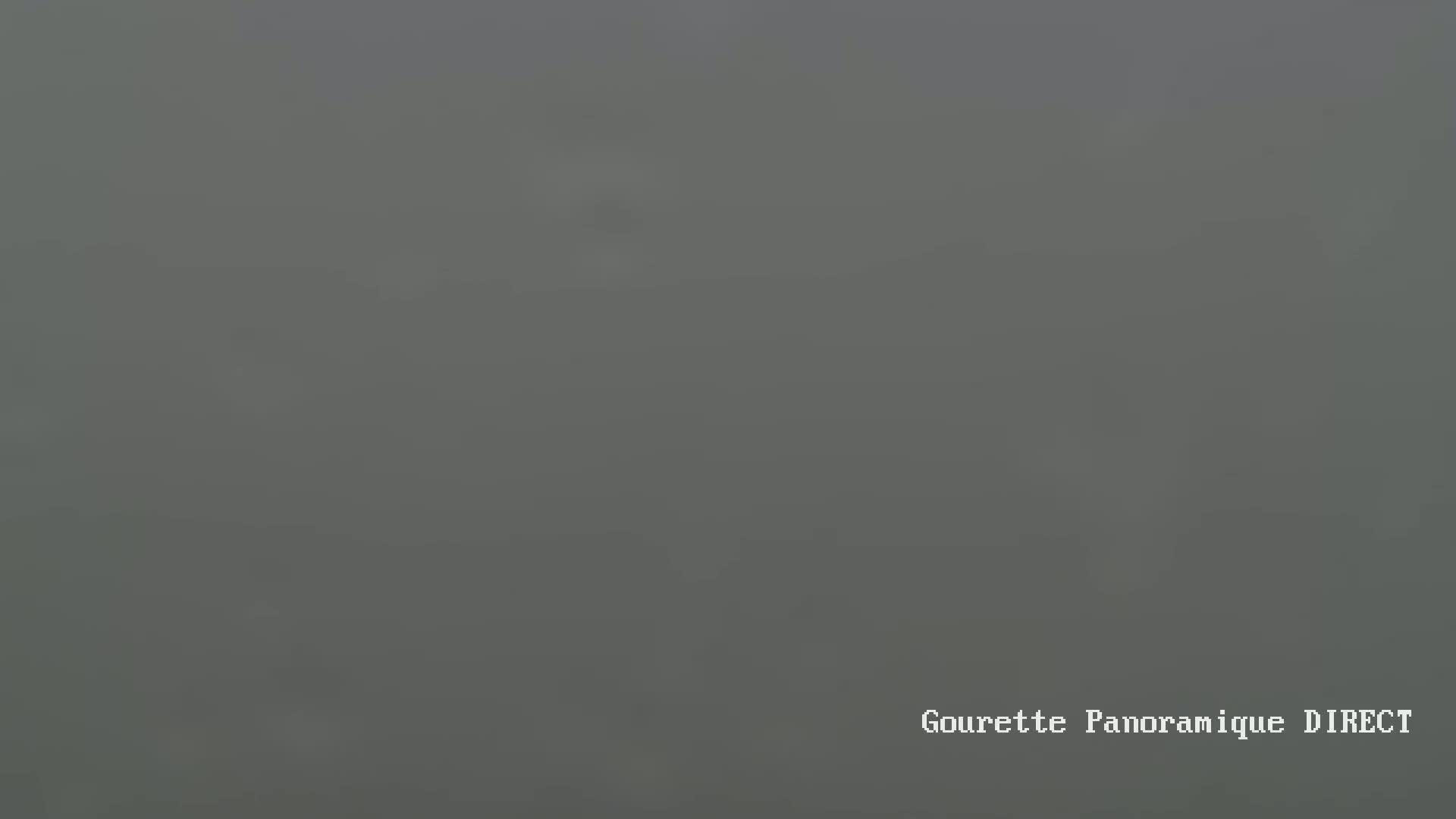 A gray, foggy scene is visible.