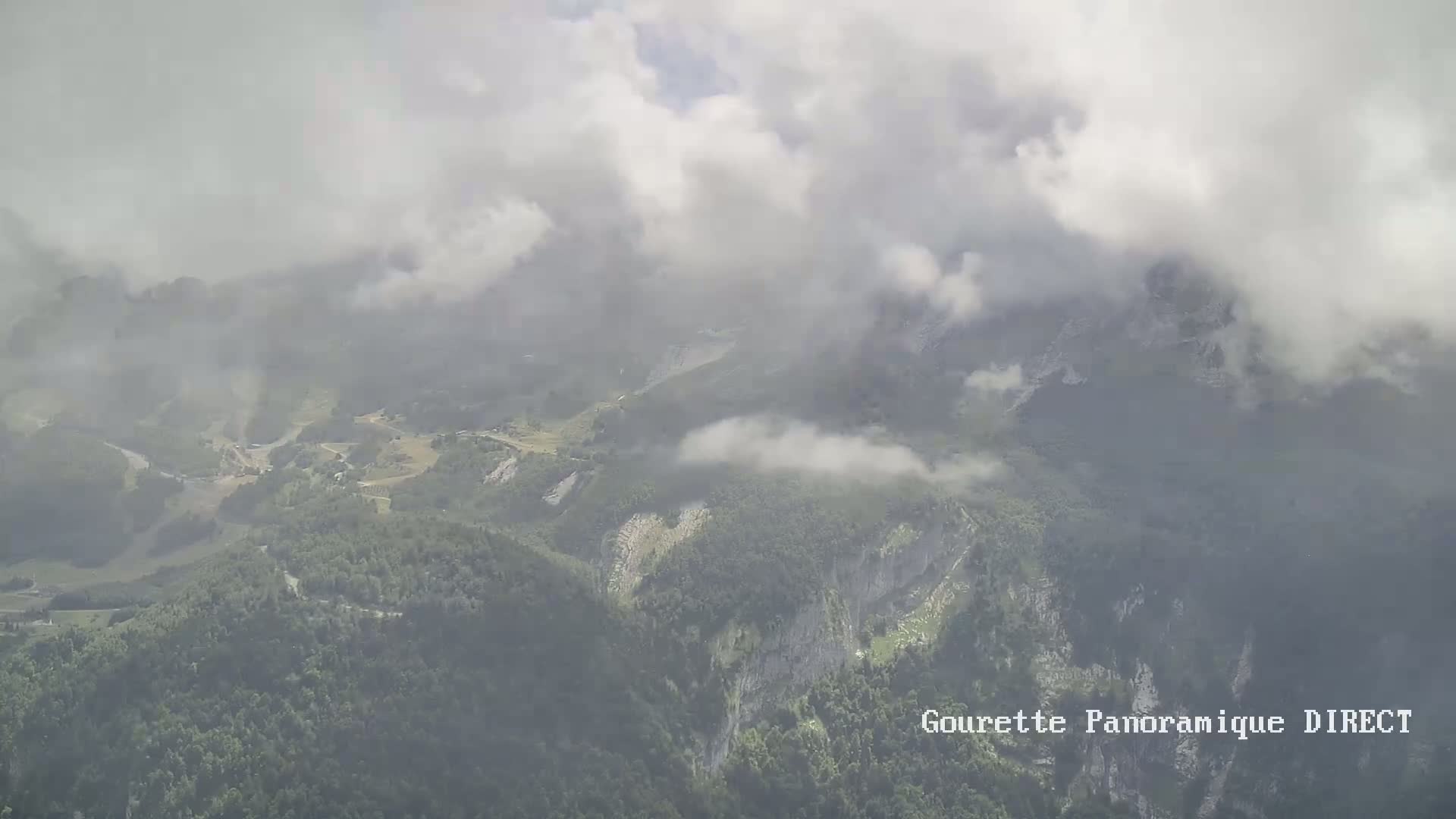 Gourette,  Pyrenees Panaromic Live Cam - Eaux-Bonnes,  Pyrenees-Atlantiques, Nouvelle-Aquitaine, France