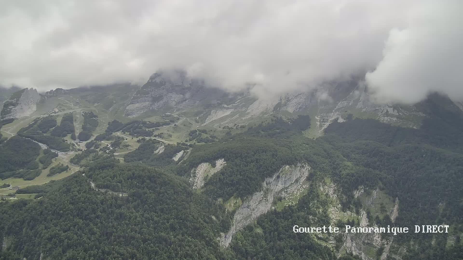 Gourette,  Pyrenees Panaromic Live Cam - Eaux-Bonnes,  Pyrenees-Atlantiques, Nouvelle-Aquitaine, France