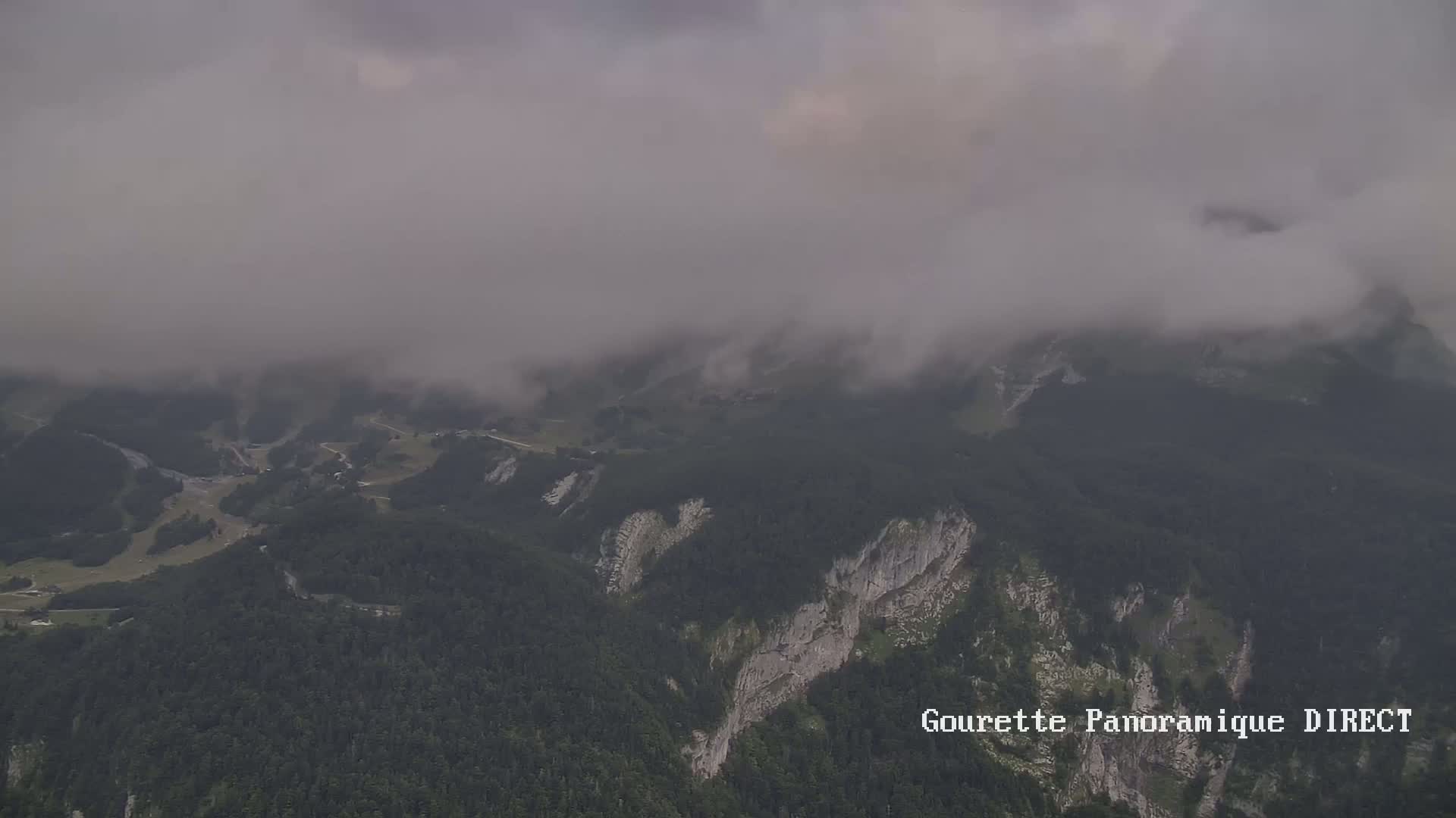 Gourette,  Pyrenees Panaromic Live Cam - Eaux-Bonnes,  Pyrenees-Atlantiques, Nouvelle-Aquitaine, France