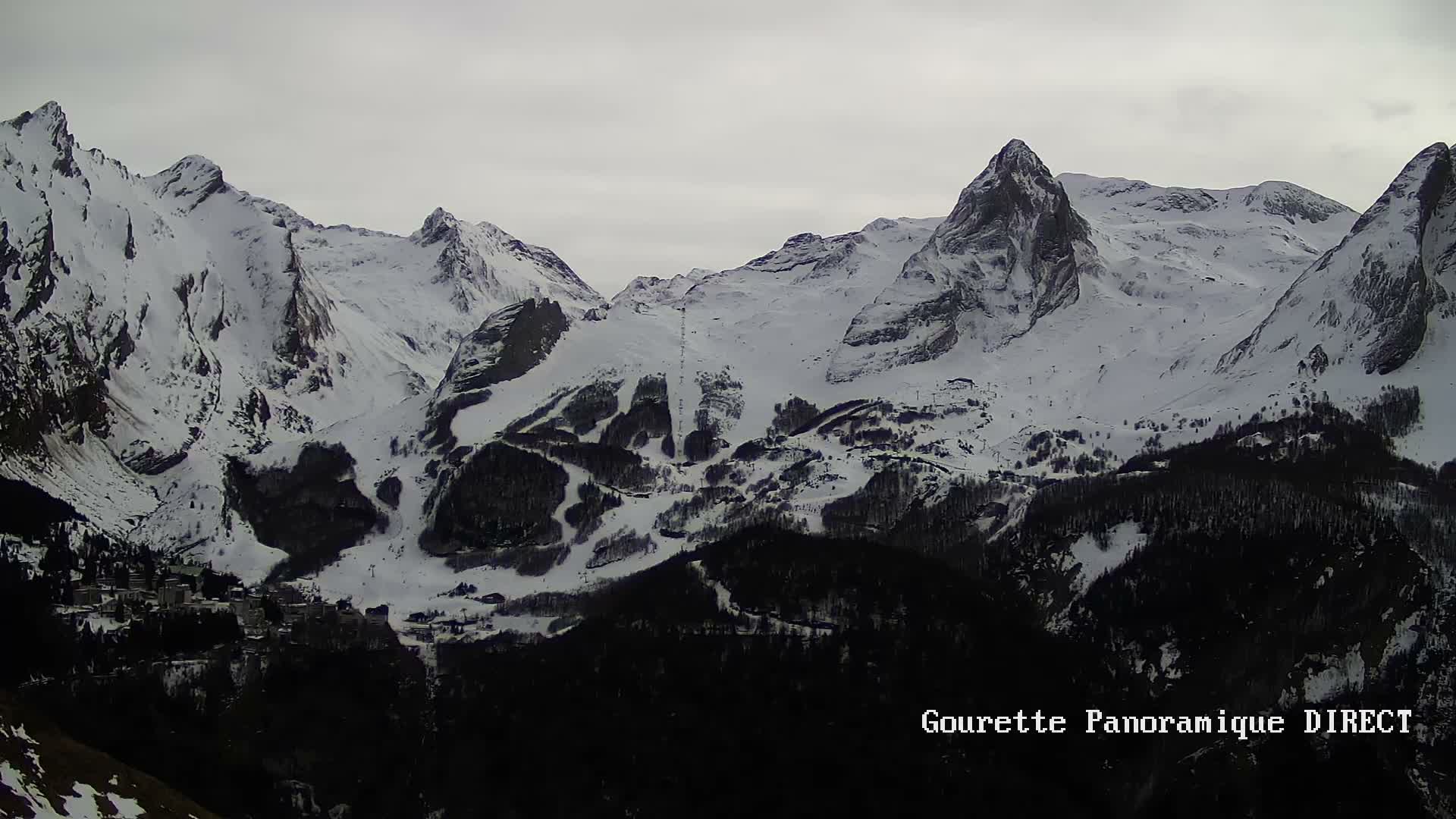 Gourette,  Pyrenees Panaromic Live Cam - Gourette, Eaux-Bonnes,  Pyrenees-Atlantiques, Nouvelle-Aquitaine, France