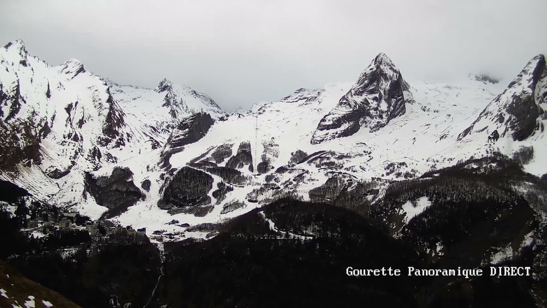 Gourette,  Pyrenees Panaromic Live Cam - Gourette, Eaux-Bonnes,  Pyrenees-Atlantiques, Nouvelle-Aquitaine, France