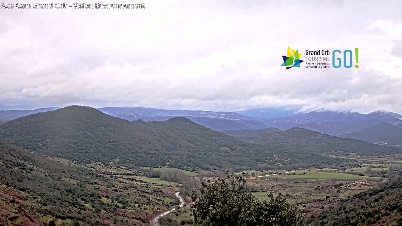Dio-et-Valquiere Plain & Mountains Live Cam - Beziers, Herault, Occitanie, France