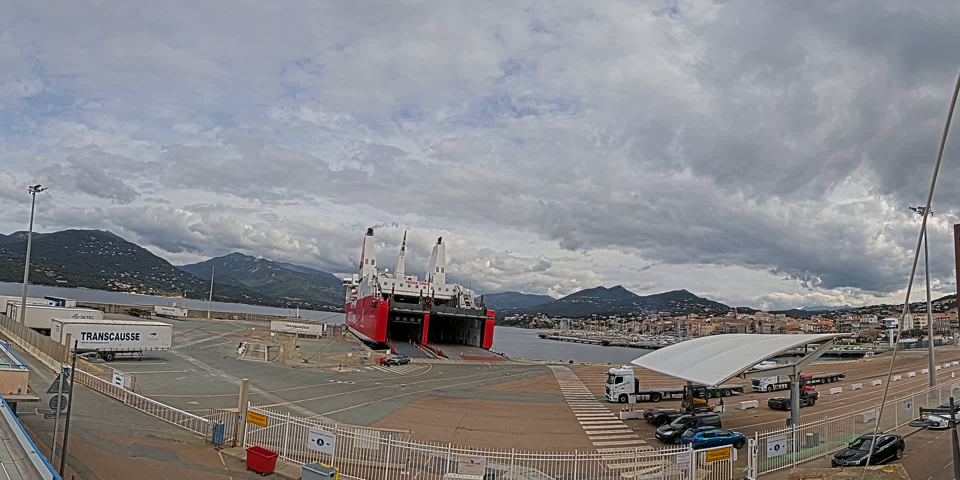 Corsica, Port de Propriano & Commune Live Cam - Sartene, Corse-du-Sud, Corese, France