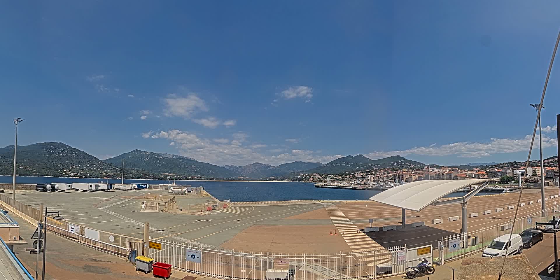 Corsica, Port de Propriano & Commune Live Cam - Sartene, Corse-du-Sud, Corese, France