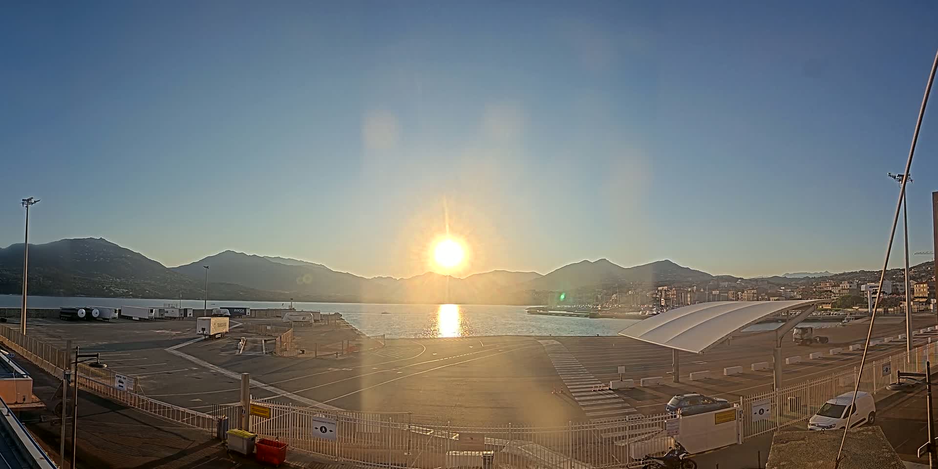 Corsica, Port de Propriano & Commune Live Cam - Sartene, Corse-du-Sud, Corese, France