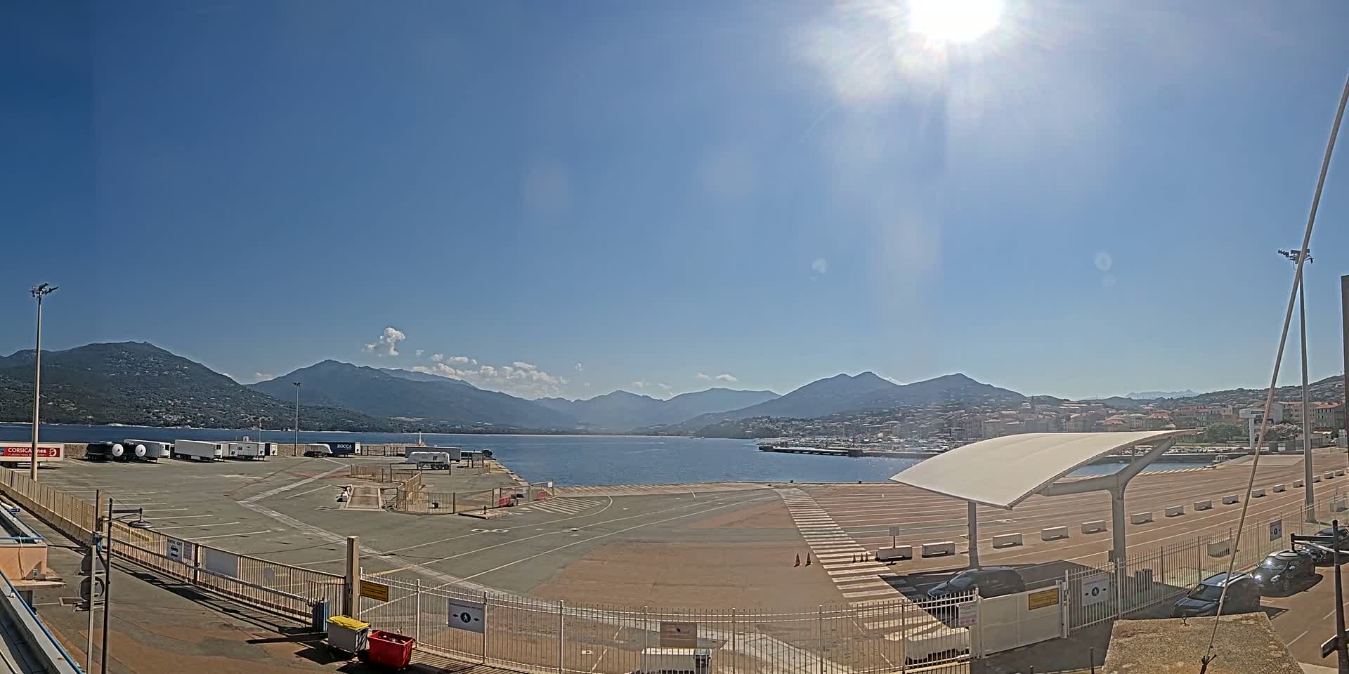 Corsica, Port de Propriano & Commune Live Cam - Sartene, Corse-du-Sud, Corese, France
