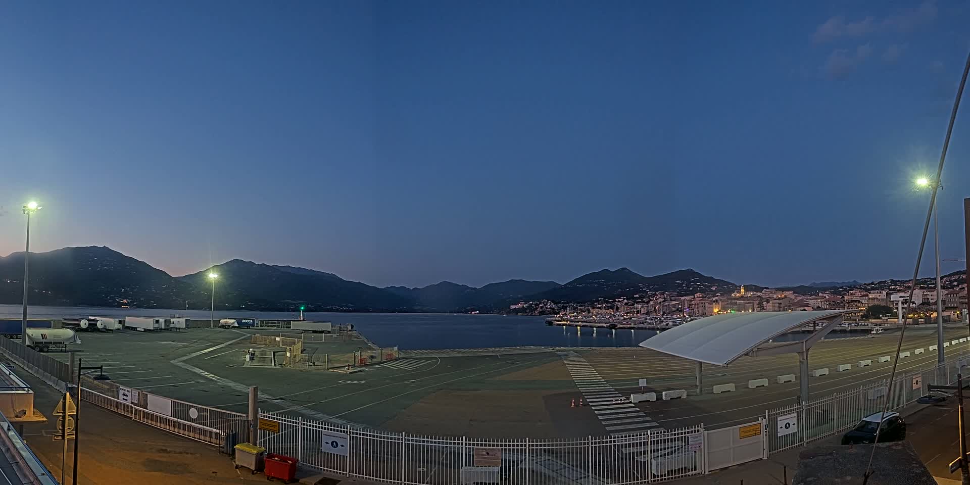 Corsica, Port de Propriano & Commune Live Cam - Sartene, Corse-du-Sud, Corese, France