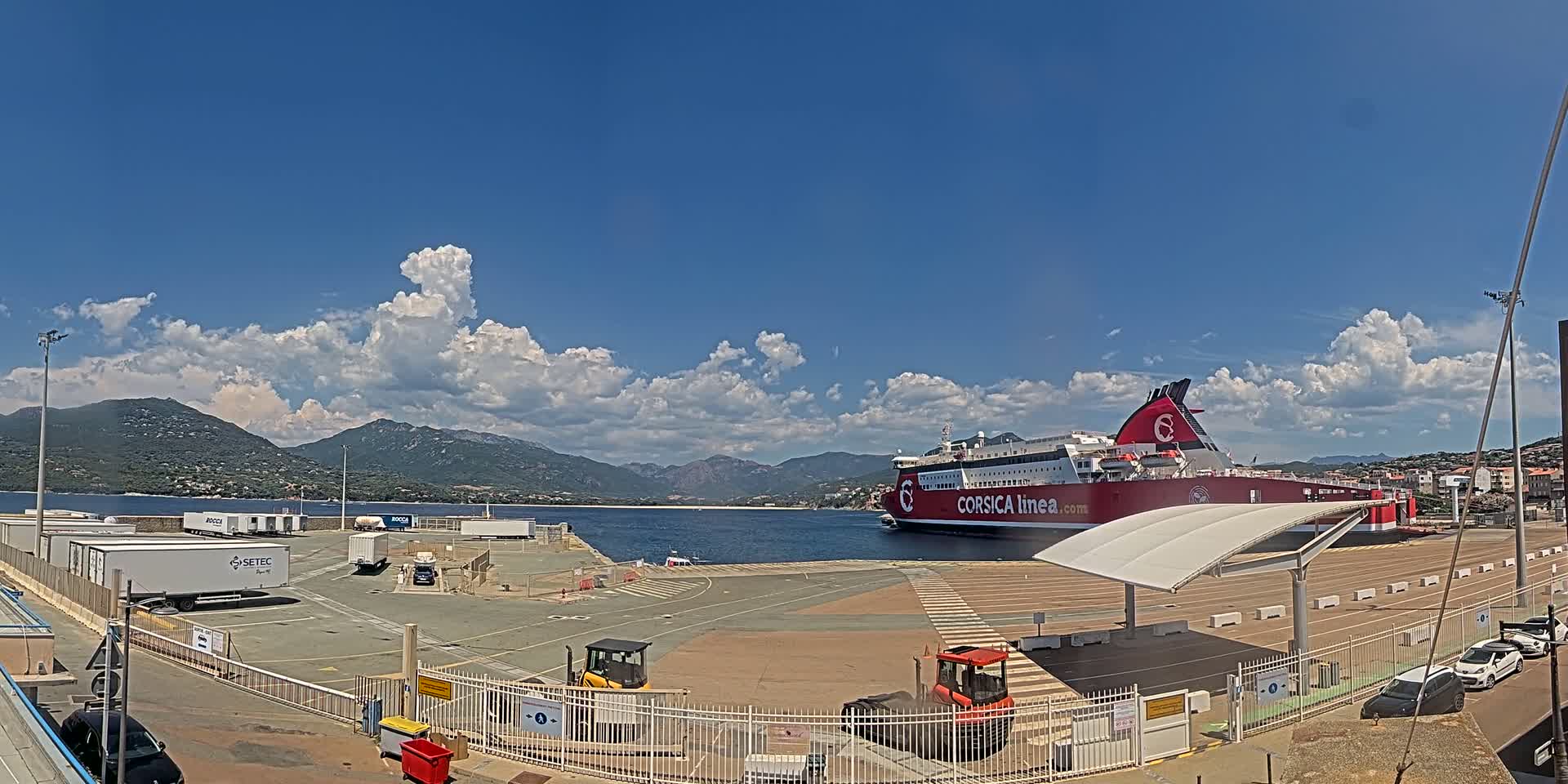 Corsica, Port de Propriano & Commune Live Cam - Sartene, Corse-du-Sud, Corese, France