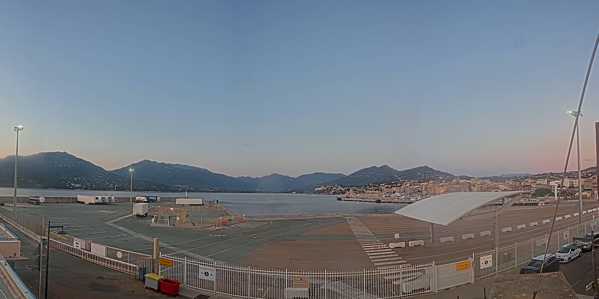 Corsica, Port de Propriano & Commune Live Cam - Sartene, Corse-du-Sud, Corese, France