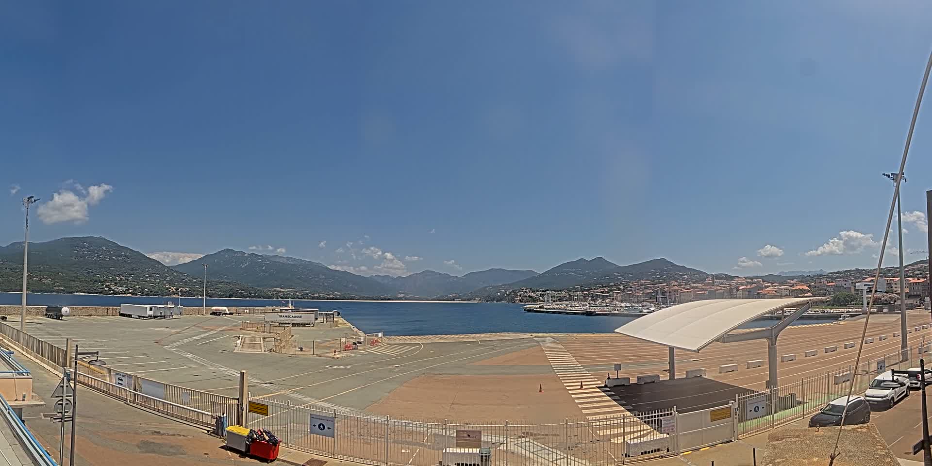 Corsica, Port de Propriano & Commune Live Cam - Sartene, Corse-du-Sud, Corese, France