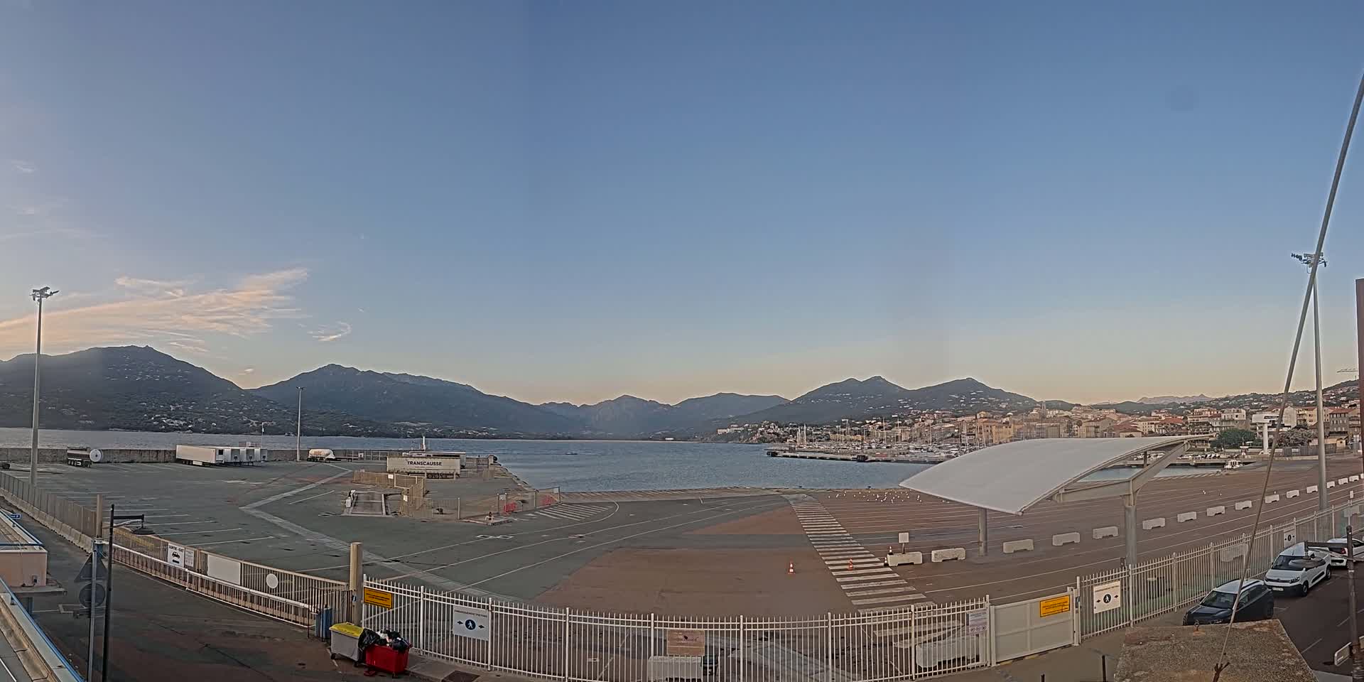 Corsica, Port de Propriano & Commune Live Cam - Sartene, Corse-du-Sud, Corese, France