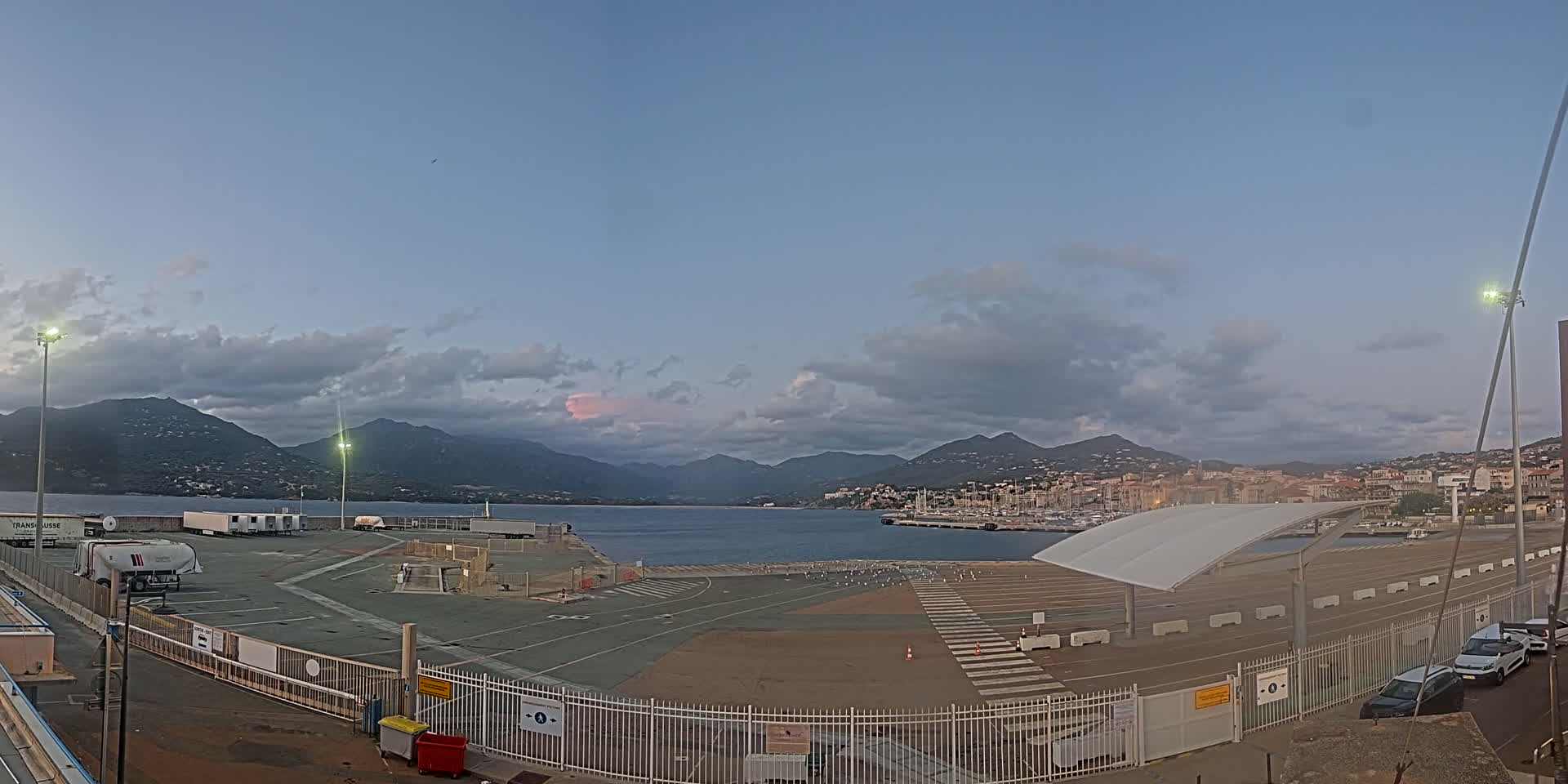 Corsica, Port de Propriano & Commune Live Cam - Sartene, Corse-du-Sud, Corese, France