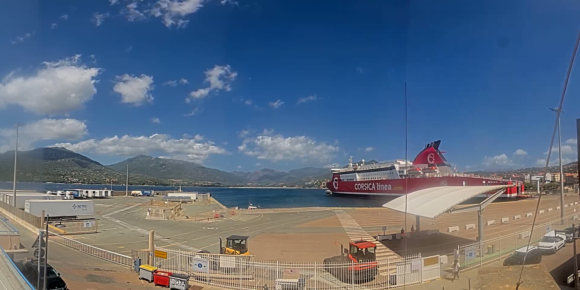Corsica, Port de Propriano & Commune Live Cam - Sartene, Corse-du-Sud, Corese, France