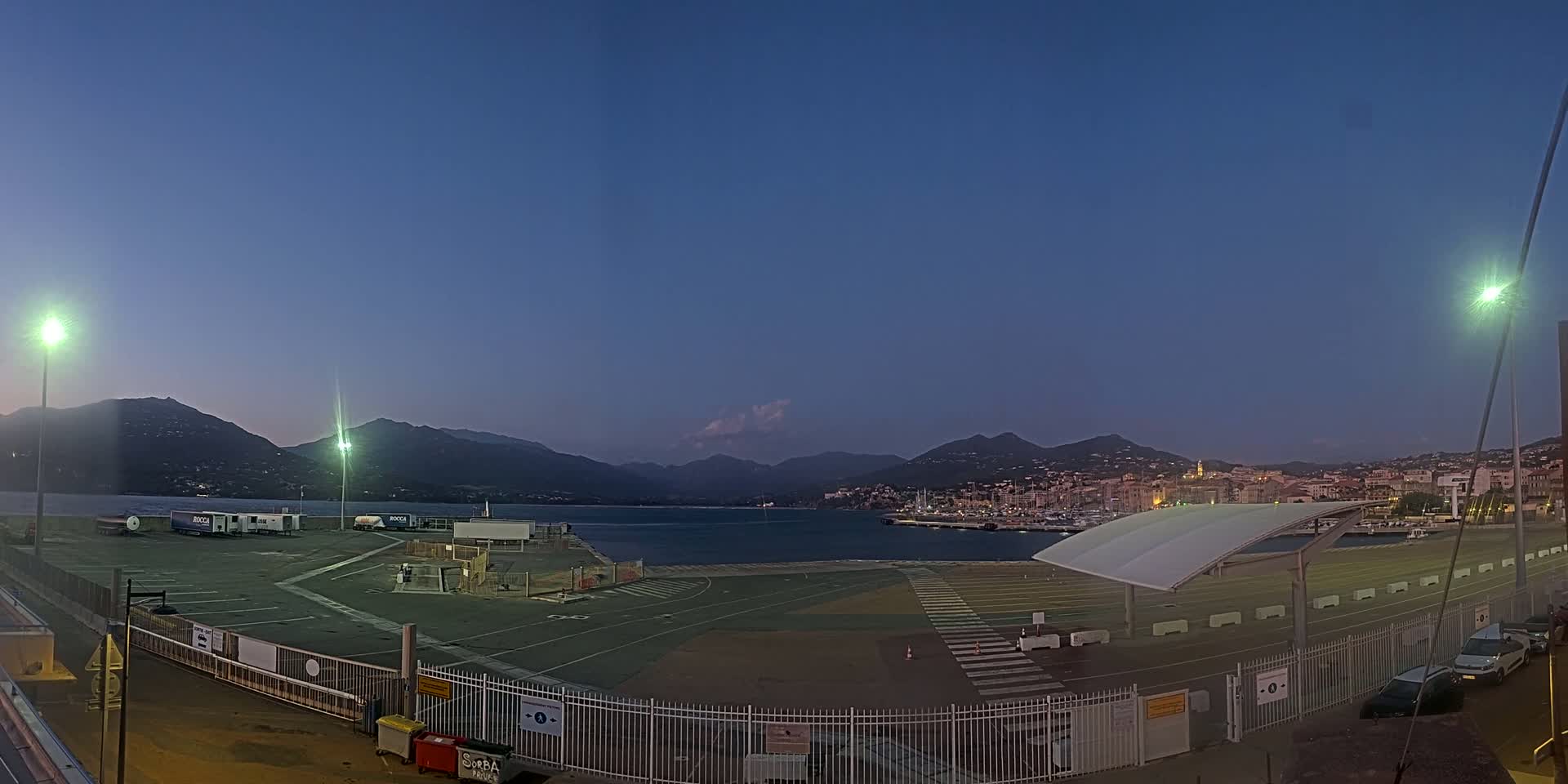 Corsica, Port de Propriano & Commune Live Cam - Sartene, Corse-du-Sud, Corese, France