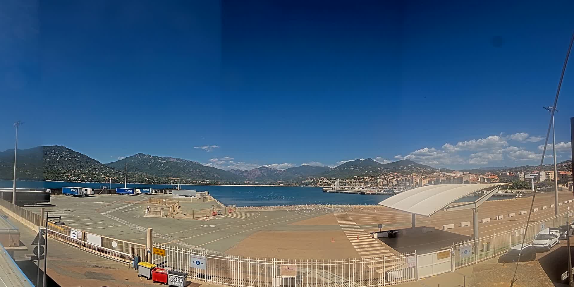Corsica, Port de Propriano & Commune Live Cam - Sartene, Corse-du-Sud, Corese, France