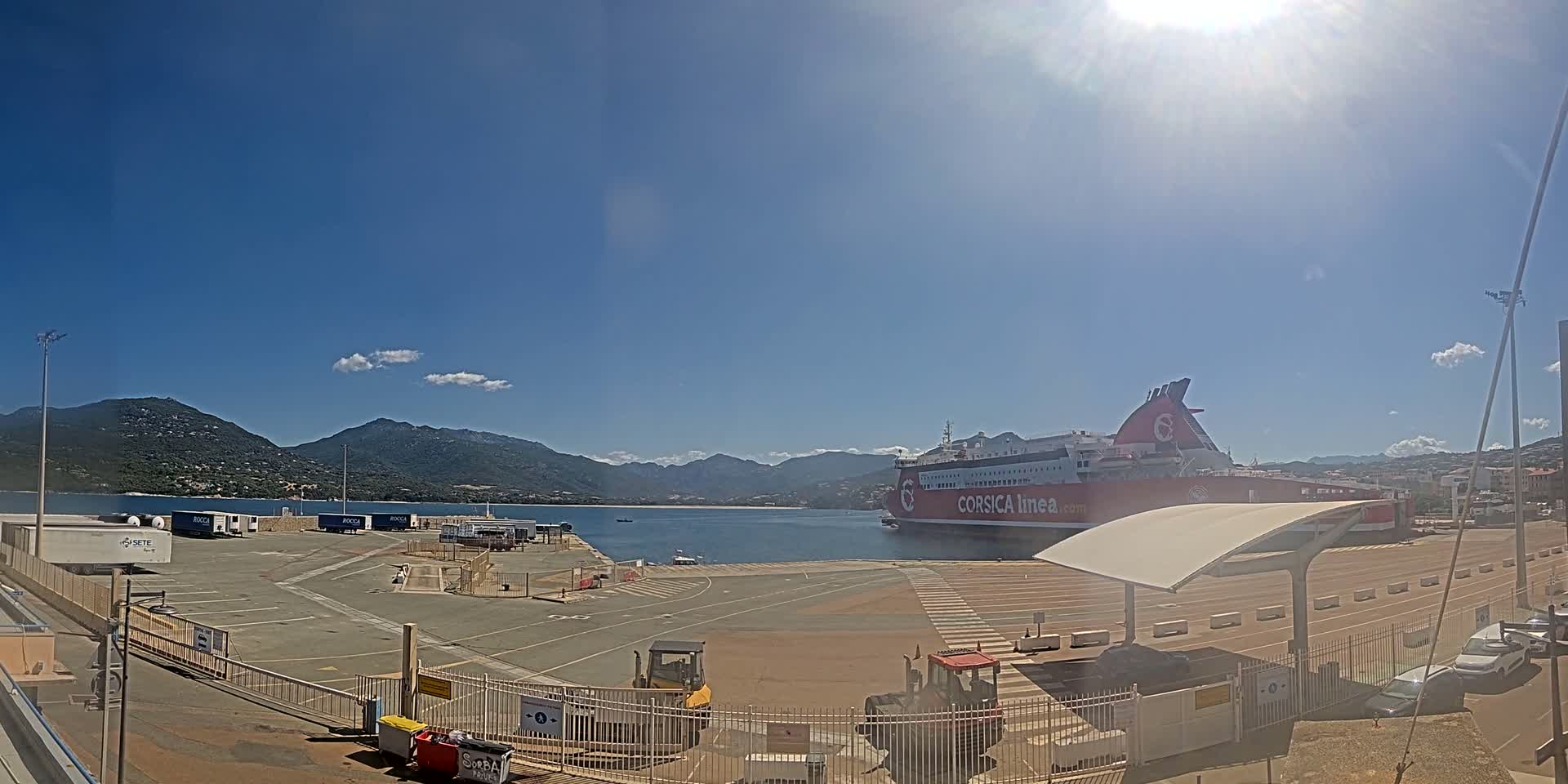 Corsica, Port de Propriano & Commune Live Cam - Sartene, Corse-du-Sud, Corese, France