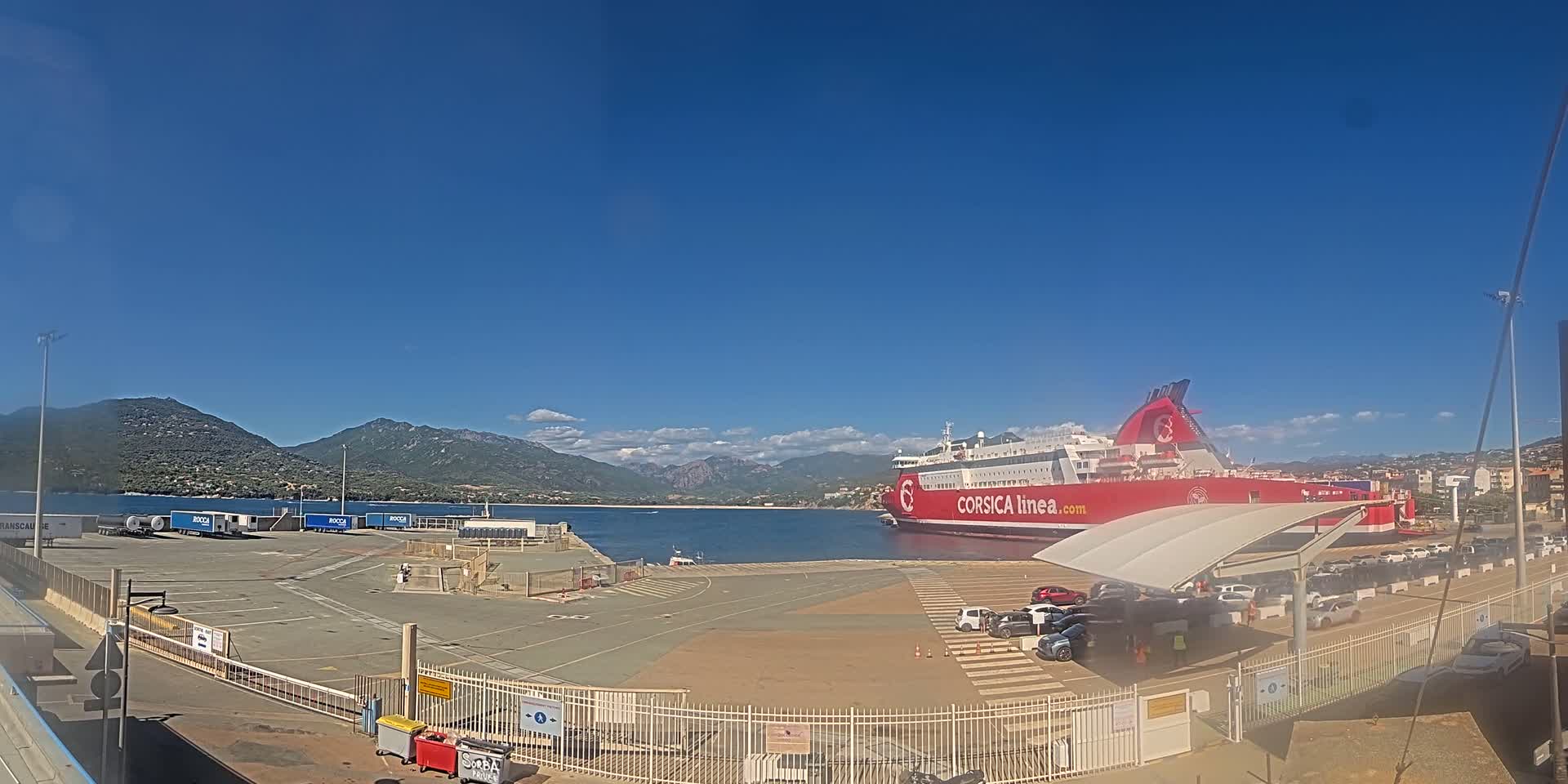 Corsica, Port de Propriano & Commune Live Cam - Sartene, Corse-du-Sud, Corese, France