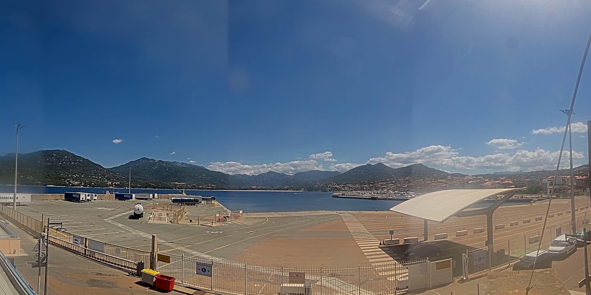 Corsica, Port de Propriano & Commune Live Cam - Sartene, Corse-du-Sud, Corese, France