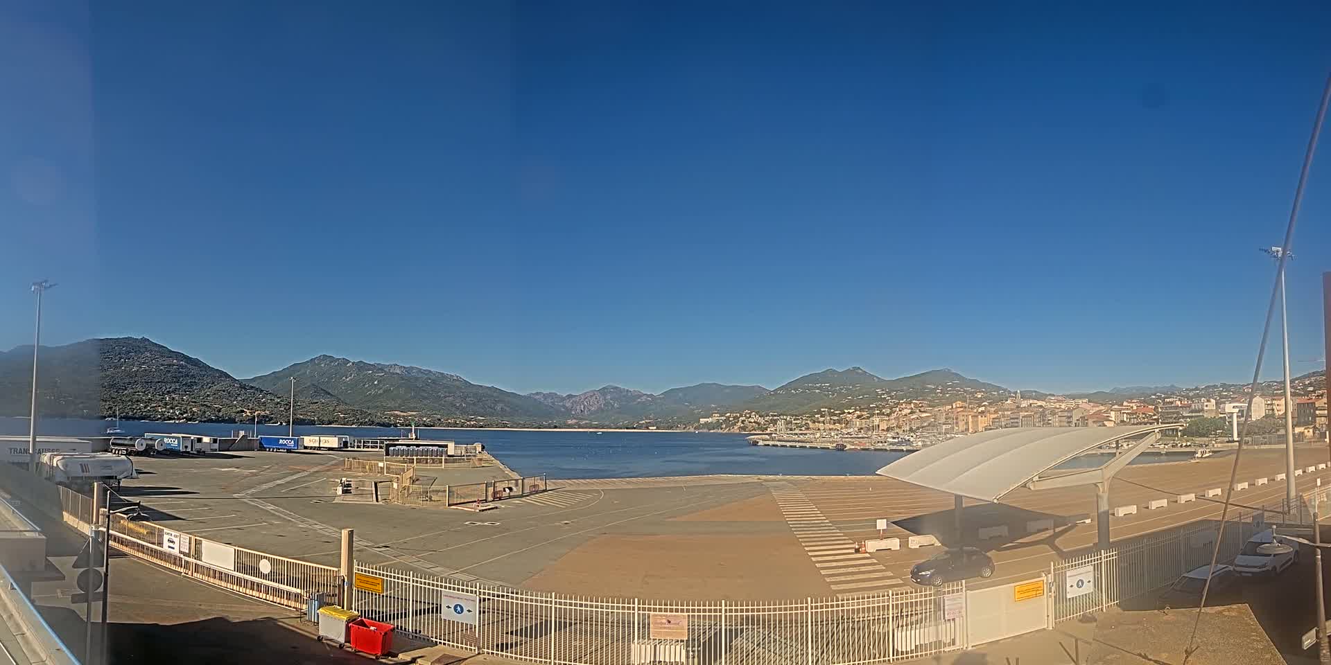 Corsica, Port de Propriano & Commune Live Cam - Sartene, Corse-du-Sud, Corese, France